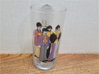 Vintage Beatles Yellow Submarine Glass 2 1/2inAx