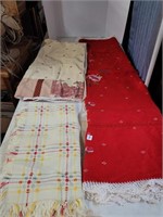 3 Handmade Tablecloths/Coverlets?
