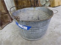 Vintage galvanized pail