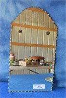 Vintage Etched Wall Mirror