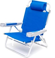 SUNNYFEEL Low Folding Beach Chair 500 LBS