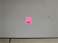 Grey Metal and Formica Table