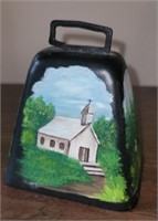 Hand painted cow bell