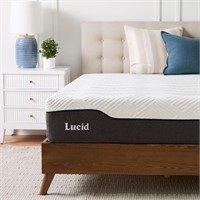 LUCID Hybrid Mattress  Cal King