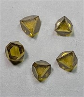Approx 1/3 tcw Diamonds Yellow Man-Made