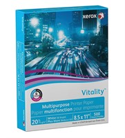 1 BOX-XEROX VITALITY PRINTER PAPER 500 SHEETS REAM