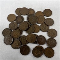 (32) Indian Head Cents (Mixed Dates 1891-1908)