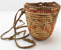 Nez Perce Basket Tight Weave  Geometric Lapwai