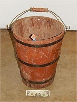 Wooden Bucket 16" T