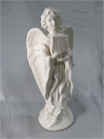 9" Tall Glass Angel Candle Holder