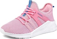 C319  Kushyshoo Kids Sneakers Blush Pink, Size 2