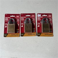 3 ACE 1-3/4" Locks