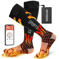 Heated Socks for Men Women with APP Control,5000mA