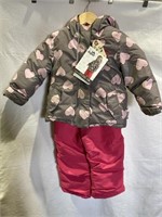 JUPA Toddler 2 Piece Snow Suit 2T