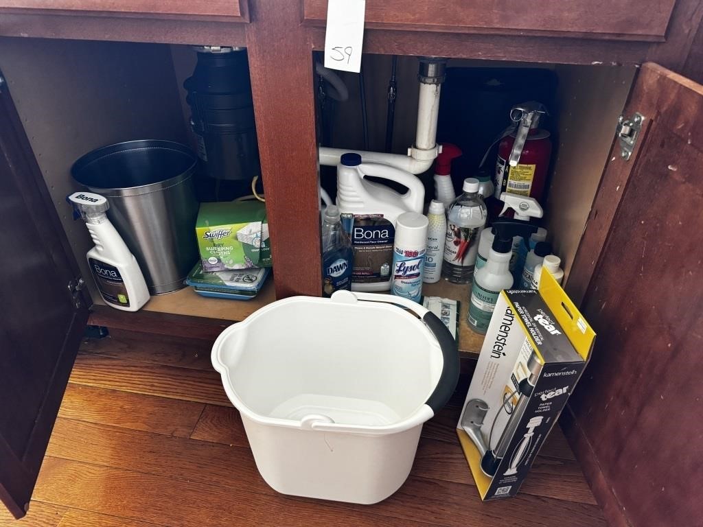 Cleaning Products & Misc. Under Sink