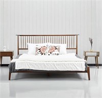 NTC FURNITURE RUBY QUEEN BED FRAME RETAIL $342