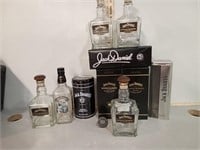 Jack Daniel's bottles and tins