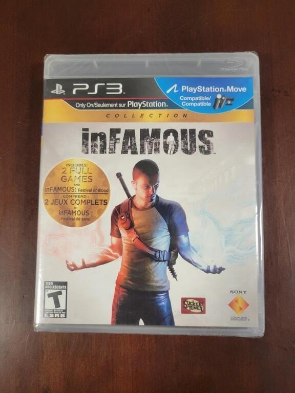 NEW SEALED PS3 INFAMOUS VIDEO GAME