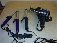 Conair Blow Dryer & Curling Irons Like New