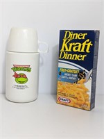 TMNT Thermos (1989) and (1995) Kraft Dinner Box
