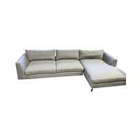 Thomasville 2 Piece Fabric Sofa (pre-owned)