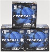 75 Rounds Of Federal Top Gun .410 Bore Ammunition