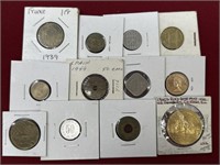 Foreign Coins, Tokens