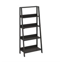 Furinno Ladder Bookcase Display Shelf, 5-Tier, Esp