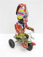 Wind Up Tin Monkey On A Tricycle