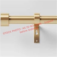 Opal House curtain rod brass