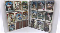 120 1970s Baseball Cards  Binder Of Topps No Dupes