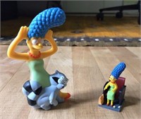 2 COLLECTIBLE “MARGE” (The Simpsons) FIGURES
