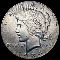 1934-S Silver Peace Dollar HIGH GRADE