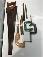 Saws, clamps, rasps