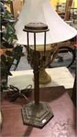 Antique lamp base with a single light socket 18
