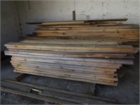 Lot of pine lumber