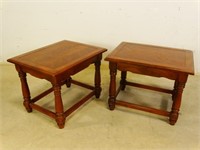 Pair of (2) Vintage, Wooden Side Tables