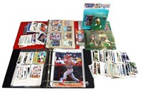 VARIOUS SPORTS CARDS, FIGURES AND MORE