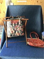 Sewing Bag with Stand Removable with Purse Bag