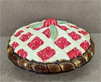 Cherry Plate Dome Pie Keeper