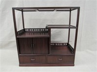 AUTHENTIC JAPANESE ROSEWOOD PRESENTATION STAND: