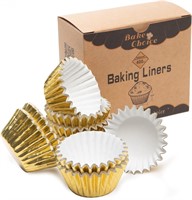 Non-Stick 400pcs Gold Mini Cupcake Liners