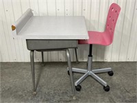 Childs Swivel Chair & Desk