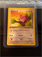 1999 1st Edition Jigglypuff Pokemon Trading Card