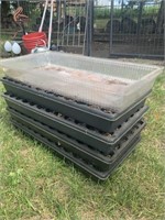 Stack of Seed Starting Trays