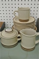 Partial Stoneware Luncheon Dishes