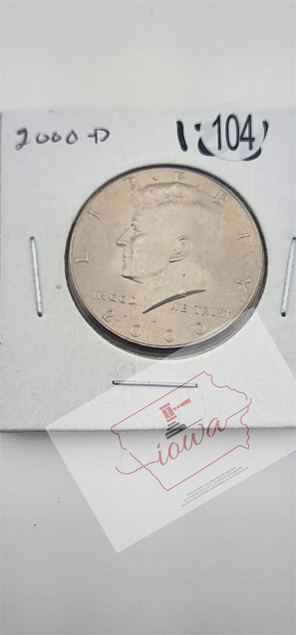 2000-D Kennedy Half Dollar