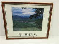 Framed Photo of Cullowhee USA 17"x21.5"