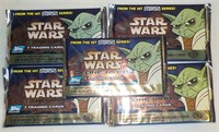 Lot of 5 Star Wars Clone Wars packs