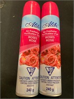 Lot Of 2 Alibi Air Freshener Rose 240 G